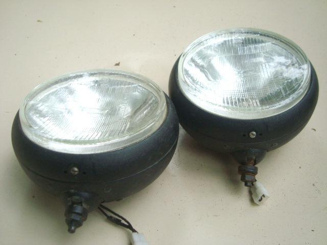 Cibie spot lights super oscar drive lamp 220mm black steel body  used