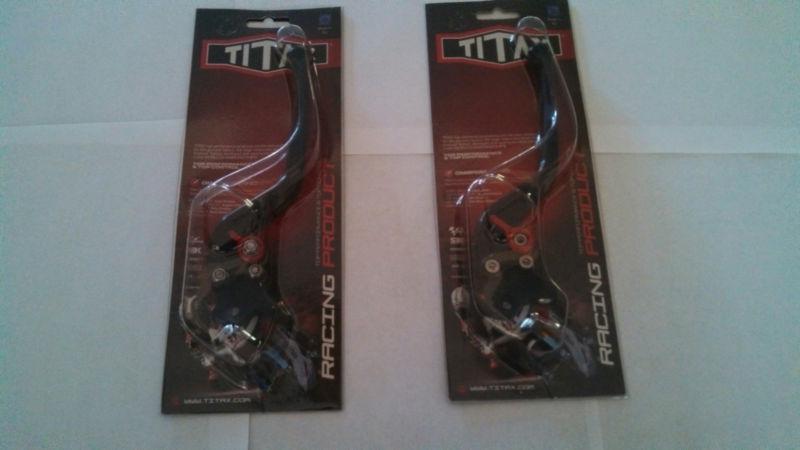 Titax adjustable levers for piaggio mp3 and bv's