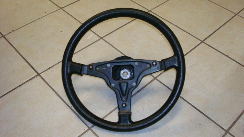 83 porsche 944 black 3 spoke steering wheel oem