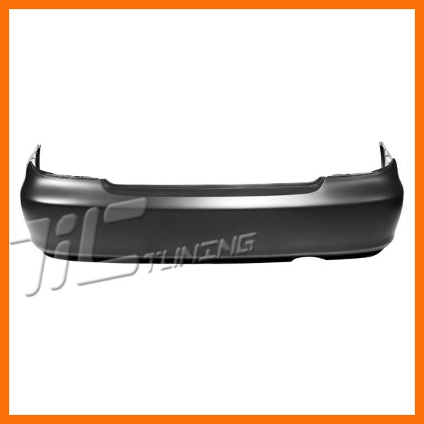 02-06 toyota camry capa certified primered plastic rear black bumper cover