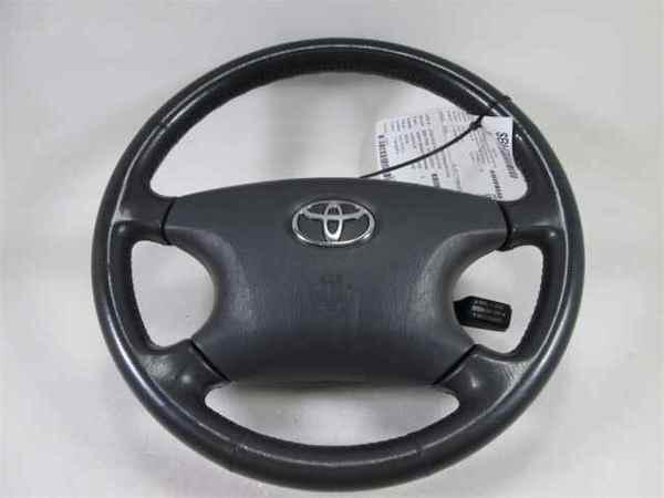 01 02 03 highlander black leather steering wheel w/bag