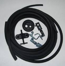 New 1970-74 e-body manual windshield washer hose kit squirters firewall grommet