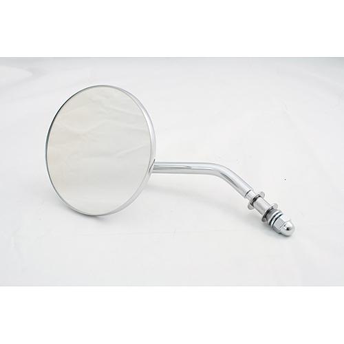 E6ca0 chrome 4" round early style tinted mirror for harley