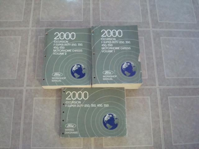 2000 ford f-250-350-450-550 truck.diesel factory shop service repair manual book