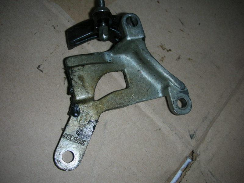  15 hp  1977 johnson anti start lever and bracket