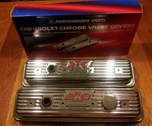 Gm chevy bowtie center bolt valve covers tbi lt1 vortec