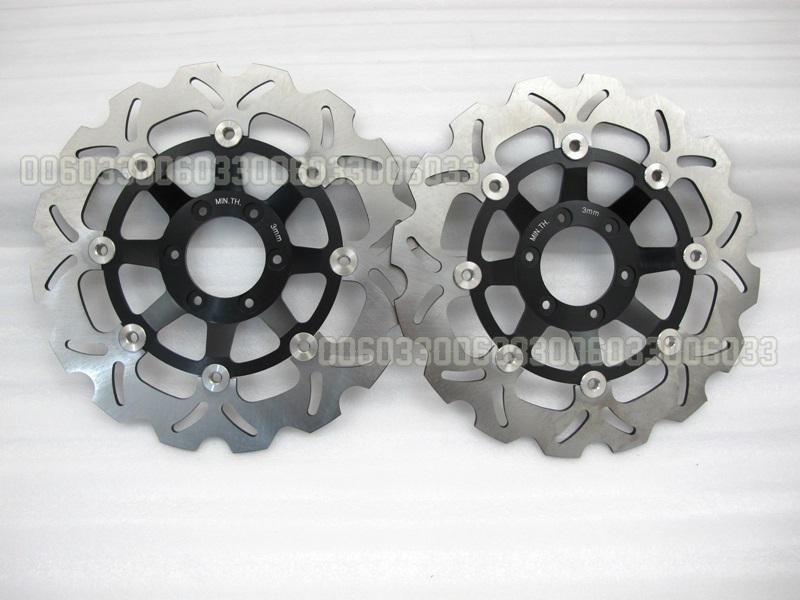 Front brake rotor for honda cbr250 rr mc22 cbr250rr 90 91 92 93 94 95 99 black