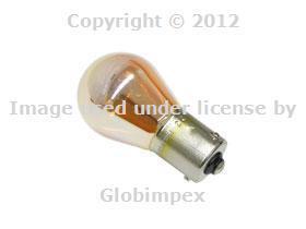 Bmw (1992-2010) turn signal bulb 12v - 21w with offset pin (7507 silver) genuine