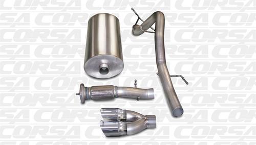 Corsa performance 14243 touring cat-back exhaust system 07-10 escalade