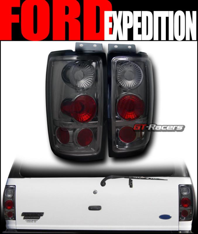 Smoke housing altezza tail lights rear brake lamps 1997-2002 ford expedition suv