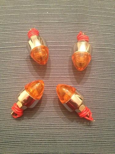 Lighted tip license plate fasteners,for custom car &truck with 12 volt upgrade 2