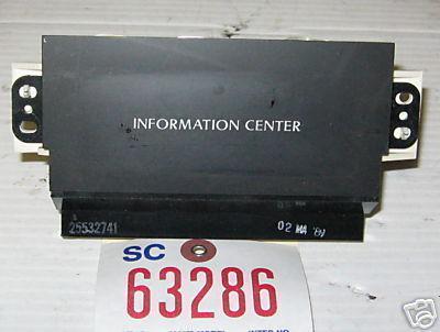 Cadillac 89 sedan deville dash information display 1989