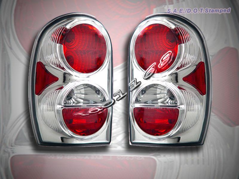 02-04 jeep liberty altezza tail lights chrome 2003