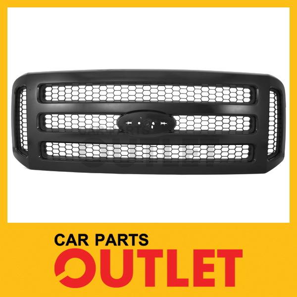 05 ford f250 f350 f450 f550 xlt grille grill gray honey comb black code ud