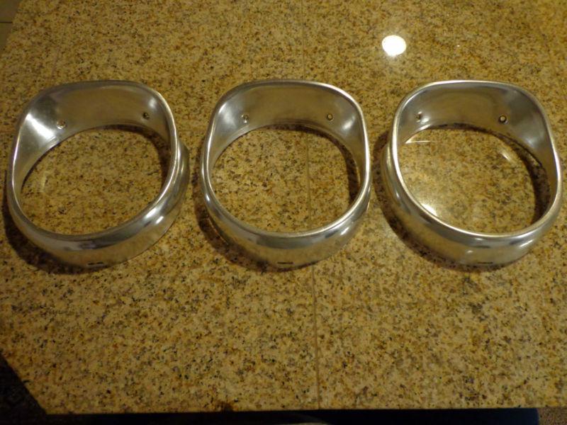 1965 chevy impala belair biscayne wagon 409 ss super sport headlight trim ring