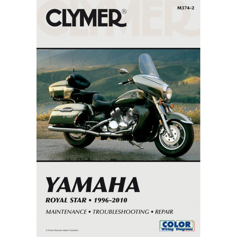 Clymer 374-2 repair service manual yamaha xvz royal star 1996-2002