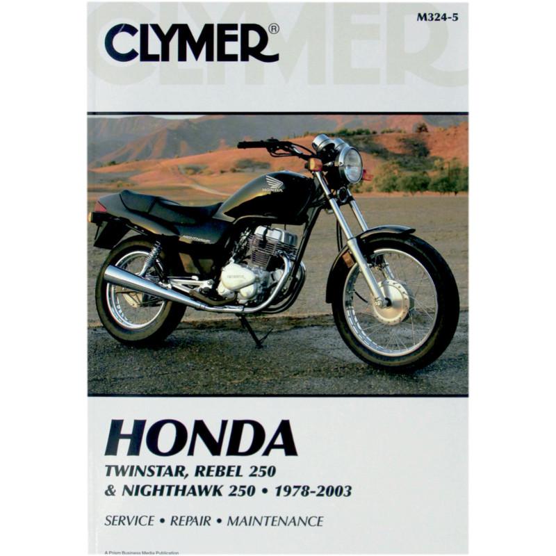 Clymer m324-5 repair service manual honda rebel 250