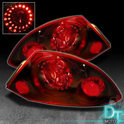 00-02 mitsubishi eclipse led rims tail brake lights lamps left+right pair sets