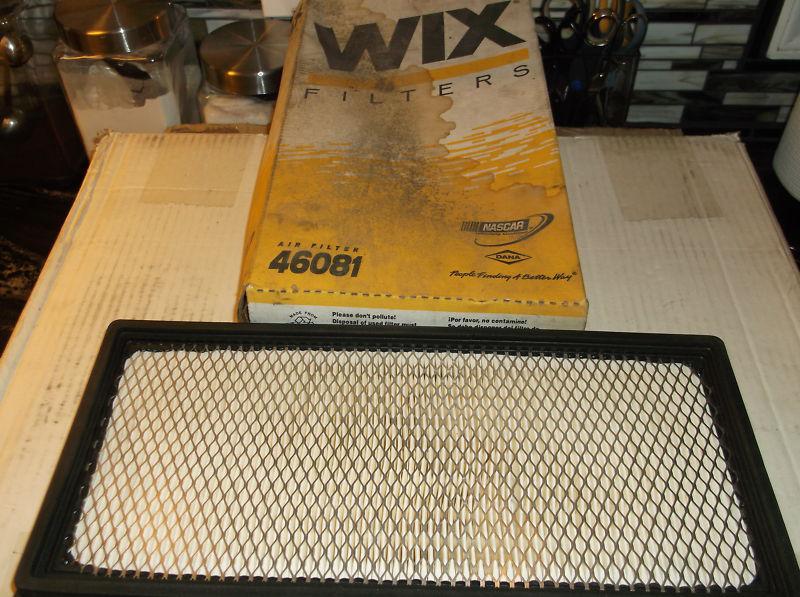 Wix air filter element 46081 jeep wrangler 1997-2006