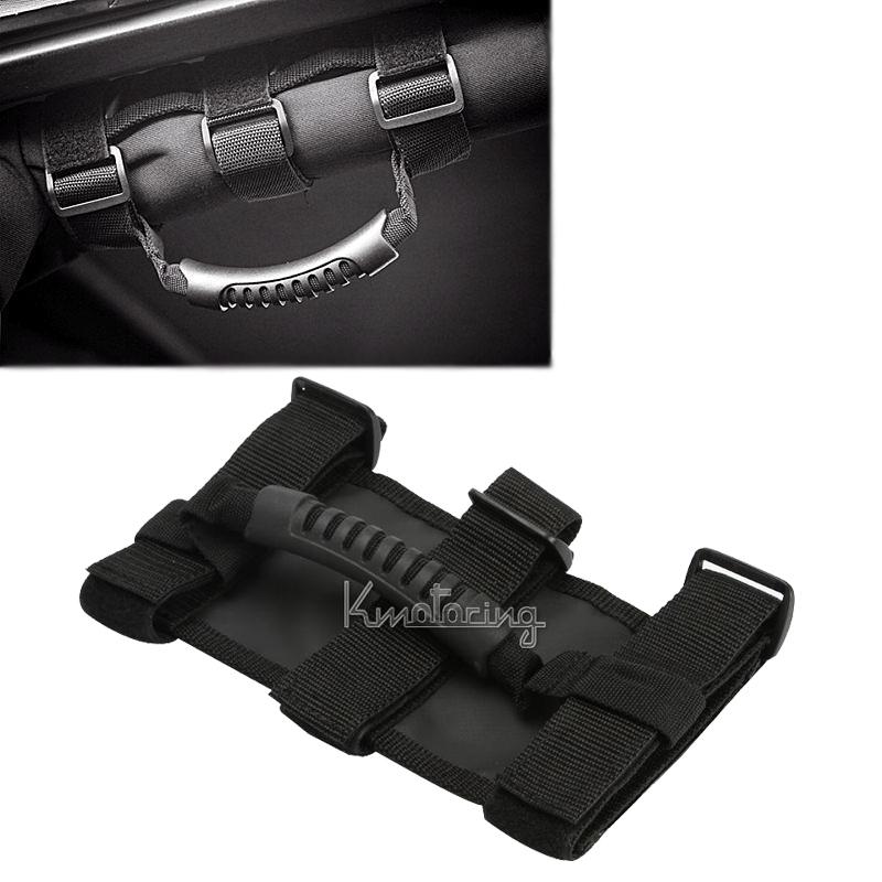 Deluxe 2" and 3" roll bar mount side grab handles for jeep wrangler new hot