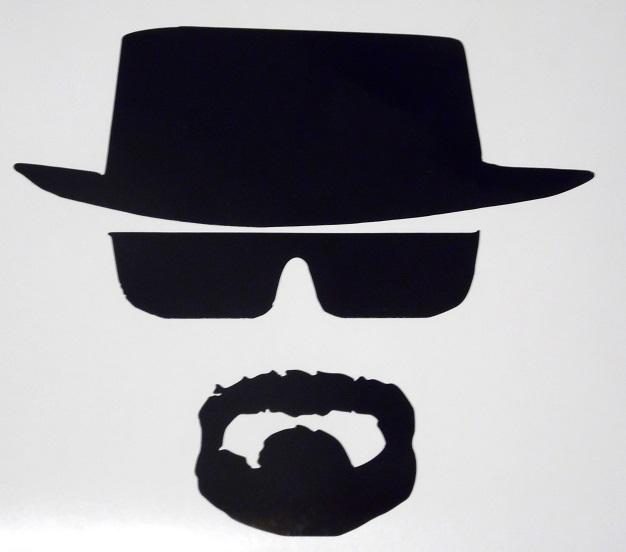 Heisenburg breaking bad car truck window vinyl decal sticker