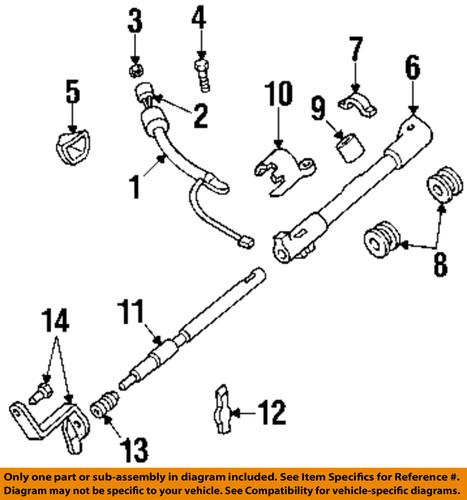 Ford oem f2dz3z719a steering column-solenoid