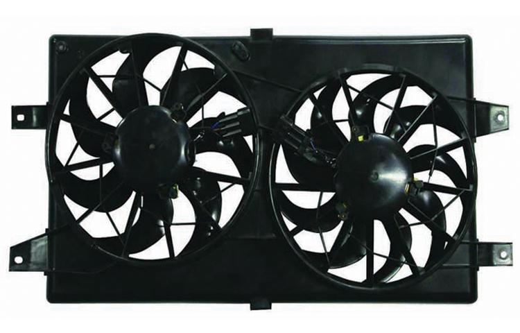 Depo replacement ac condensor radiator cooling fan 01-06 dodge chrysler