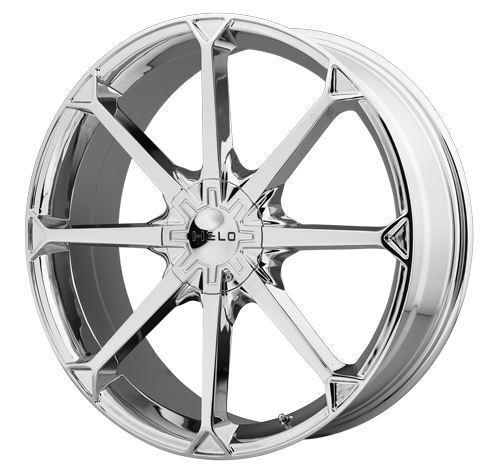 17" x 7.5" helo he870 5x4.25 thunderbird cougar s40 v50 lr2 chrome wheels rims