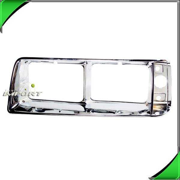 1986-1988 lebaron 600 caravelle head lamp door chrome new ch1212102 driver left