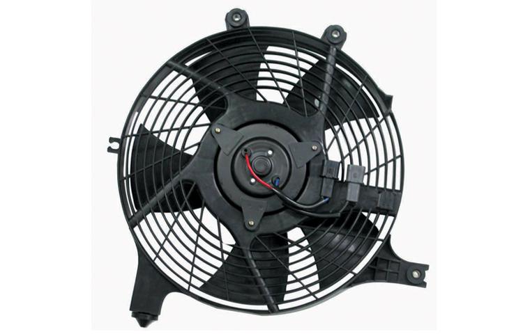 Depo condenser cooling fan 03-06 04 05 mitsubishi lancer evolution 7812a141