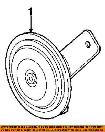 Honda oem 38150s9a013 horn