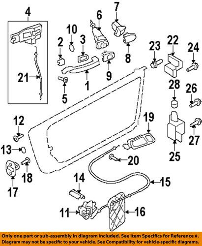 Audi oem 8j1837016b door lock actuator motor/door lock motor