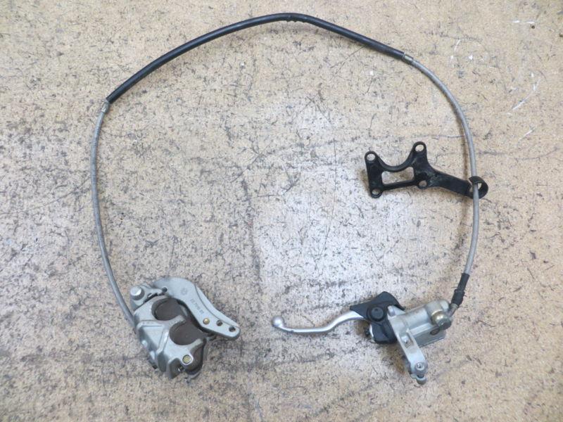 2002 02 ktm 125sx 125 sx front brake assembly master caliper lever & line