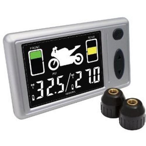 Accutire motorcycle tire pressure monitor system tpms air bike safe wheel ride n