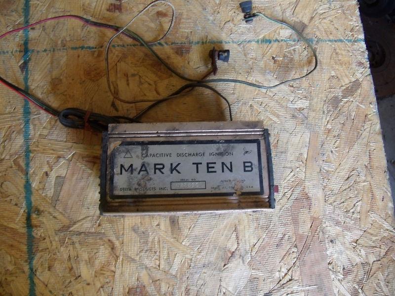 Delta mark ten b capacitive discharge ignition plus a lucas sp coil used as-is  