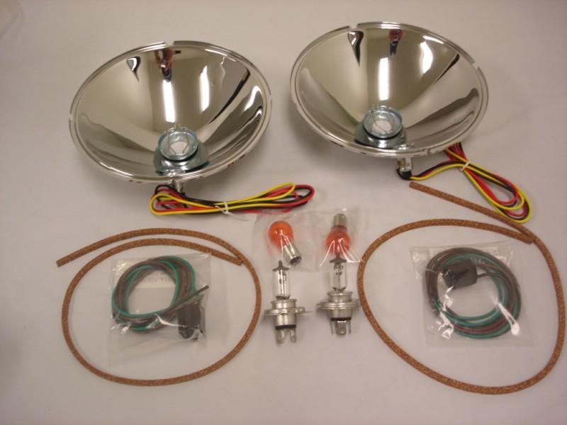 28-31 ford model a halogen headlight kit w turn signal