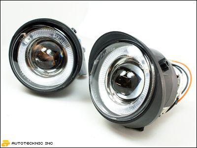 03 04 05 nissan murano white halo projector fog lights