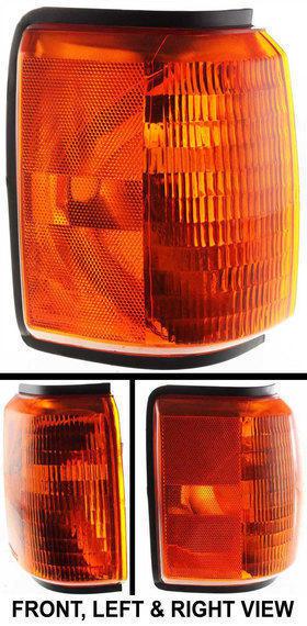 Amber lens new park light right hand f150 truck f250 f350 rh passenger side auto