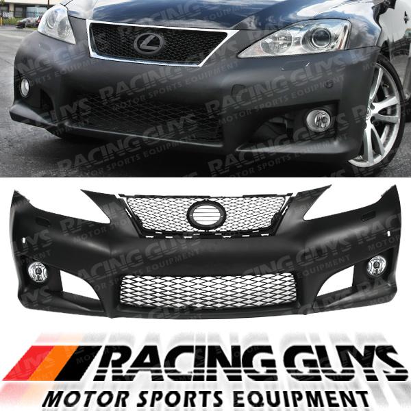 Jdm lexus is250 is350 front bumper assembly fog lights sensor washer hole grille