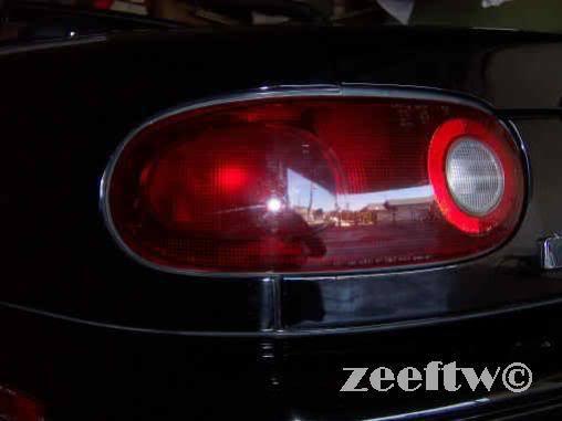 90-98 mazda miata tail light red-out vinyl