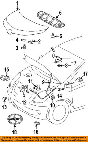 Scion oem 5351052430 hood-lock assembly