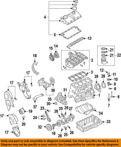 Volkswagen oem 038103085e engine crankshaft seal/seal, crankshaft