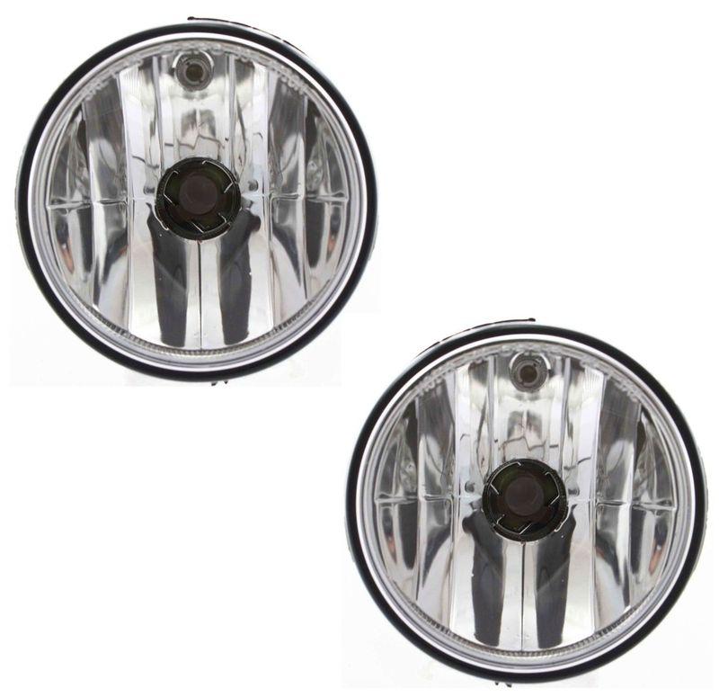 Driving fog light lamp assembly pair set (driver & passenger side, qty 2)