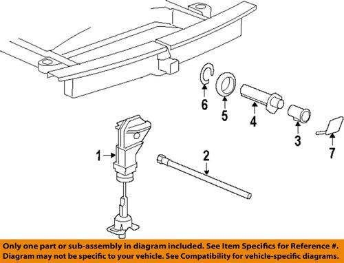 Gm oem 15077054 spare tire carrier-case