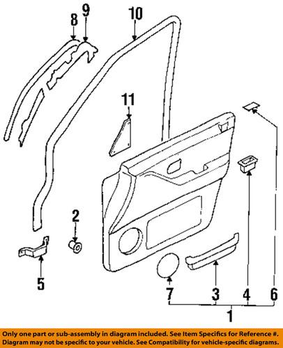 Nissan oem 8094435f00 front door-cap