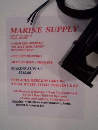 ~new~ tilt & trim motor ~813447~ for most mercury 110,115&125 hp outboard engine