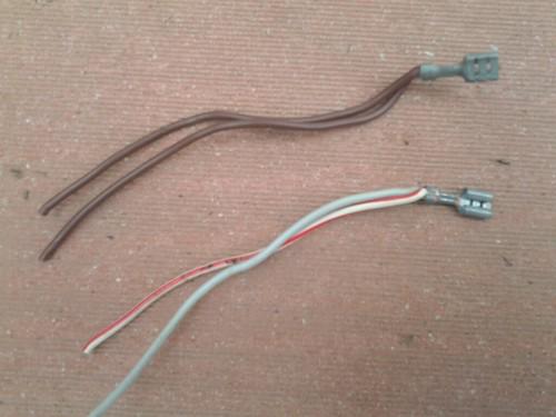 Volvo 240 90 91 92 93 plug / harness interior light dimmer switch 1307409 oem