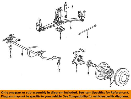 Ford oem 1c3z-5k483-bb sway bar link/suspension stabilizer bar link