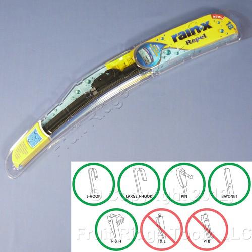 Rain-x 18" windshield wiper blade repel 8-in-1 water-beading all weather