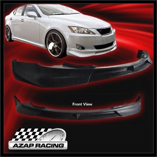 06-08 vip style urethane front bumper lip spoiler for lexus is250/350 all model